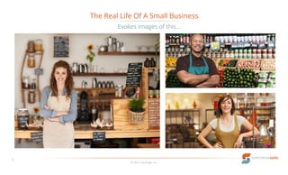 The Real Life Of A Small Business
© 2016 LucaLogix, Inc.
3
Evokes images of this…
 