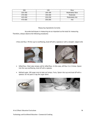 Commercial cooking-learning-module