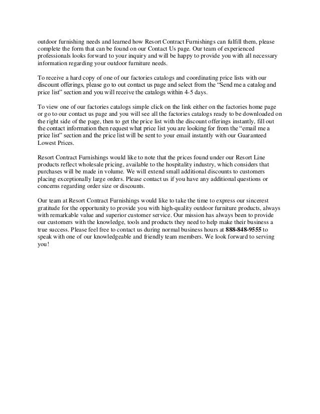 Commercial Outdoor Patio Furniture