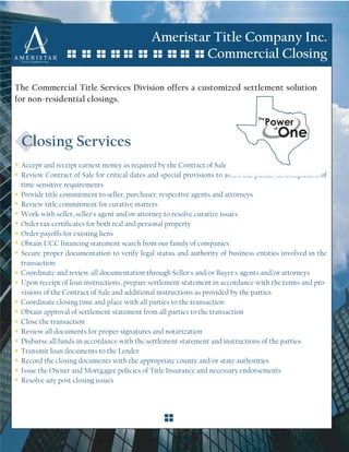 Commercial Package Small