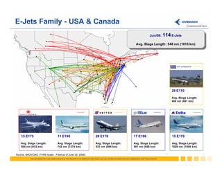 Avatar Airlines Route Map Commercial Aviation Presentation - Farnborough Airshow