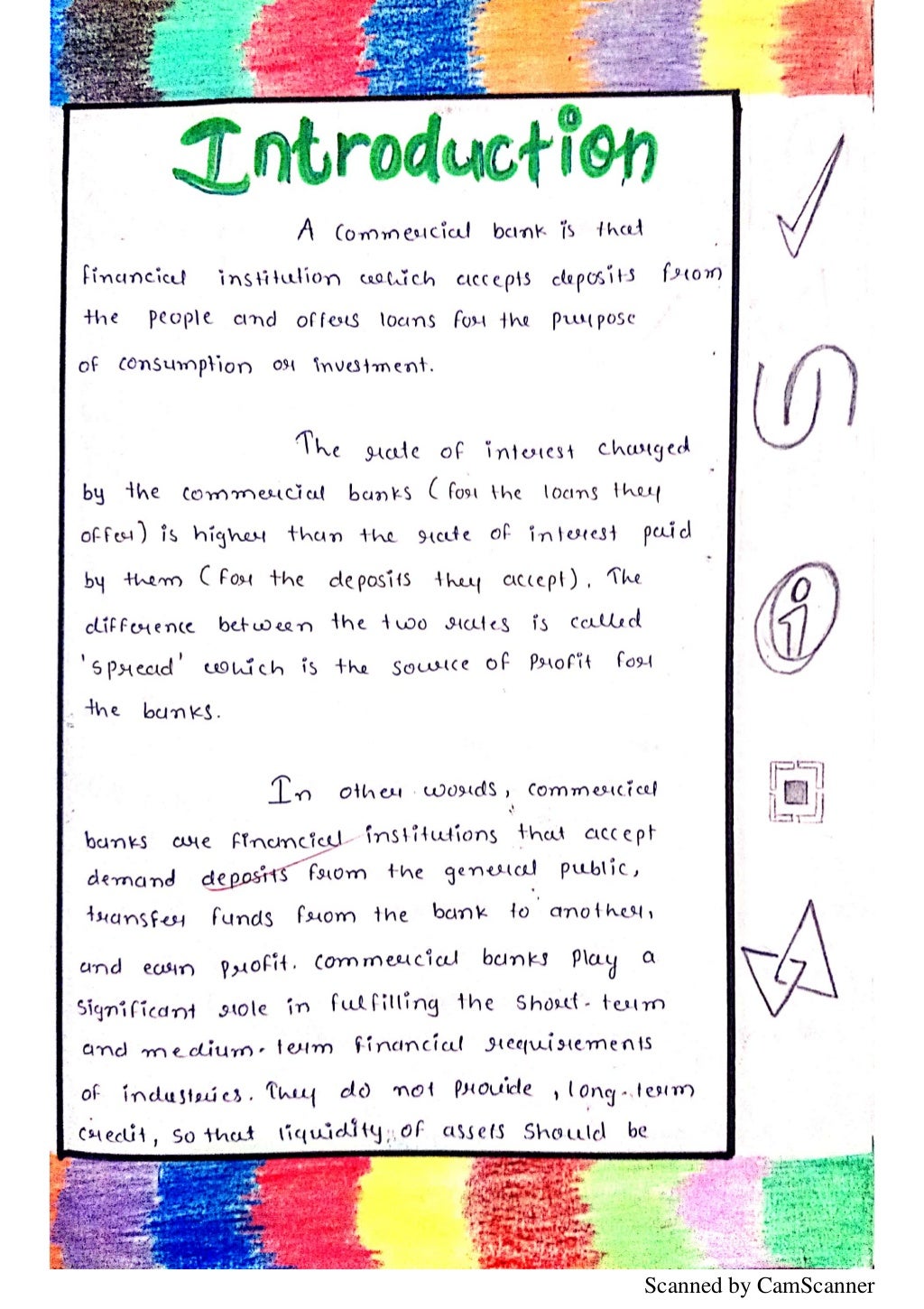 Commercial Bank and its Functions Economics Class 12 Project