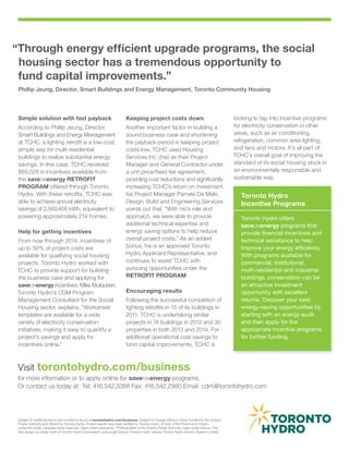 Toronto Incentive Commercial Case Studies | PDF