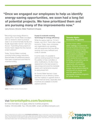 Toronto Incentive Commercial Case Studies | PDF