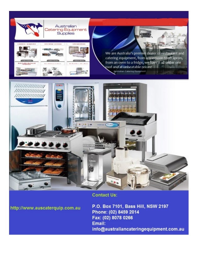 Commercial Catering Equipment The Different Types