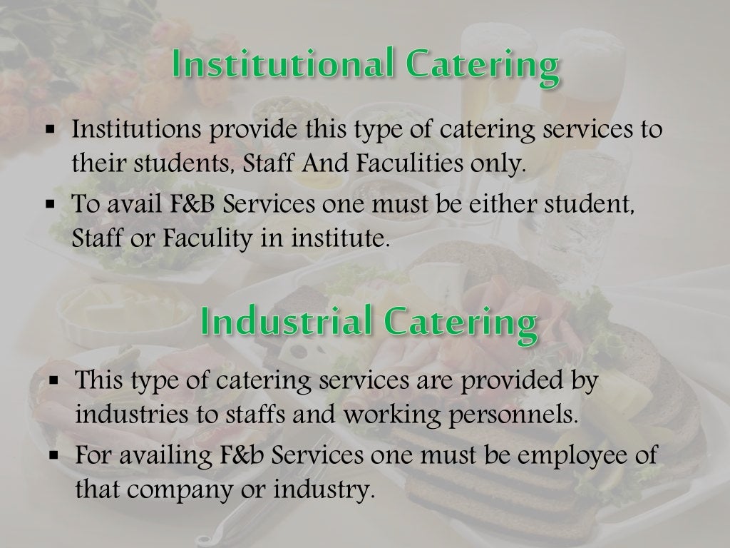 Commercial Catering