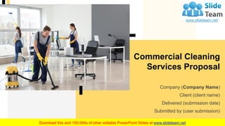 Commercial Cleaning
Services Proposal
Company (Company Name)
Client (client name)
Delivered (submission date)
Submitted by (user submission)
 