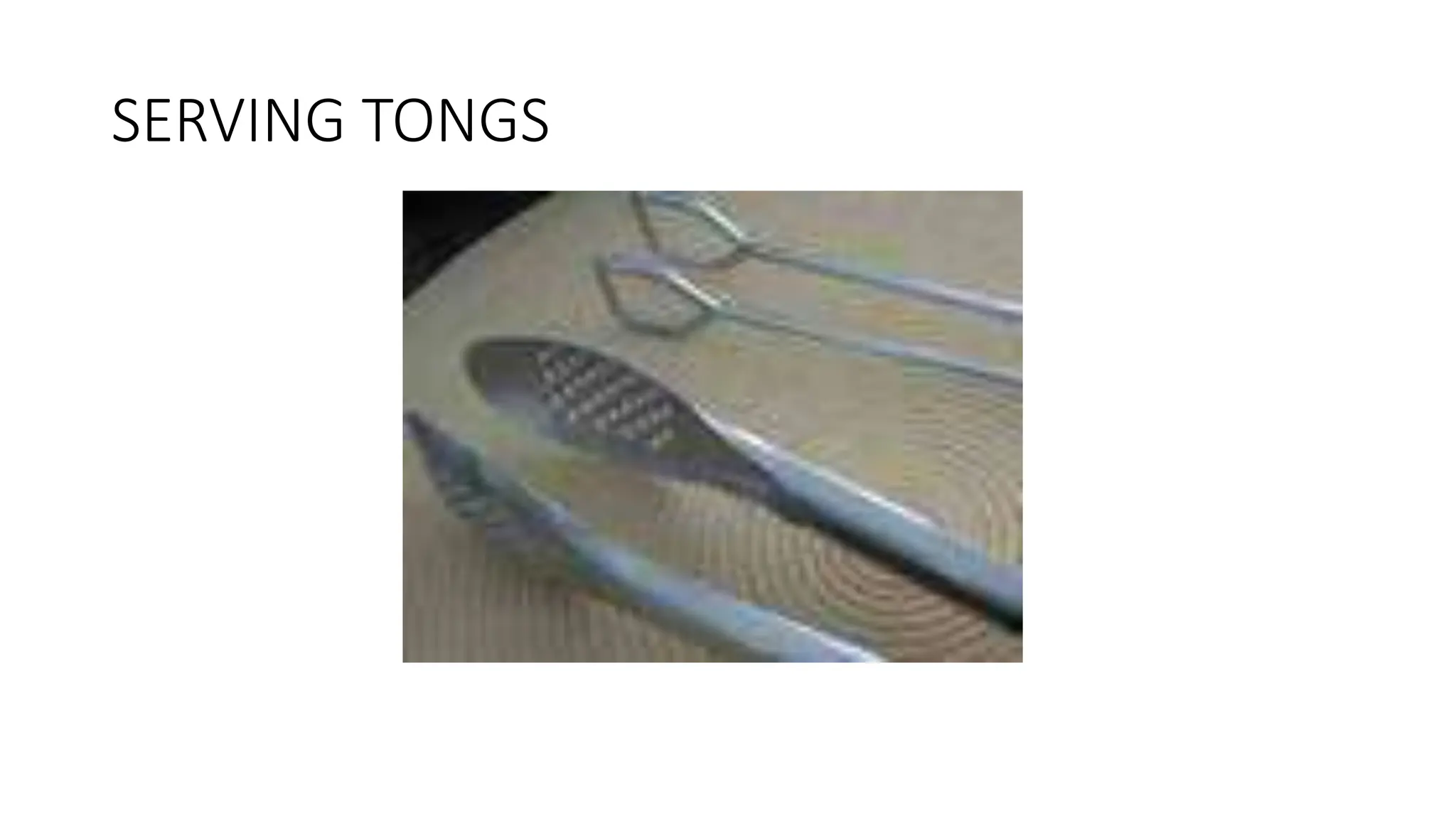 SERVING TONGS