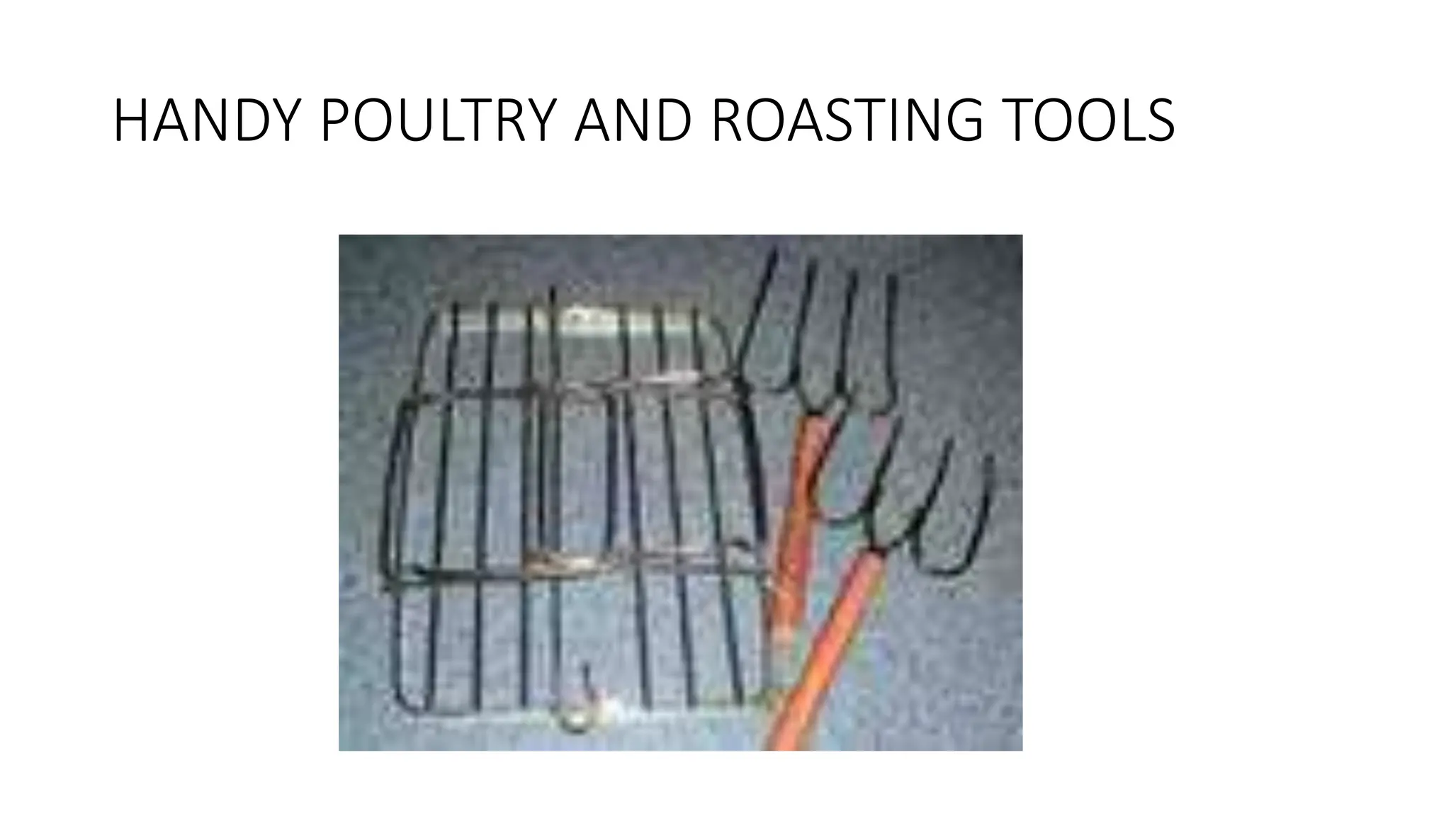 HANDY POULTRY AND ROASTING TOOLS