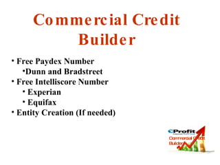 Commercial Credit Builder