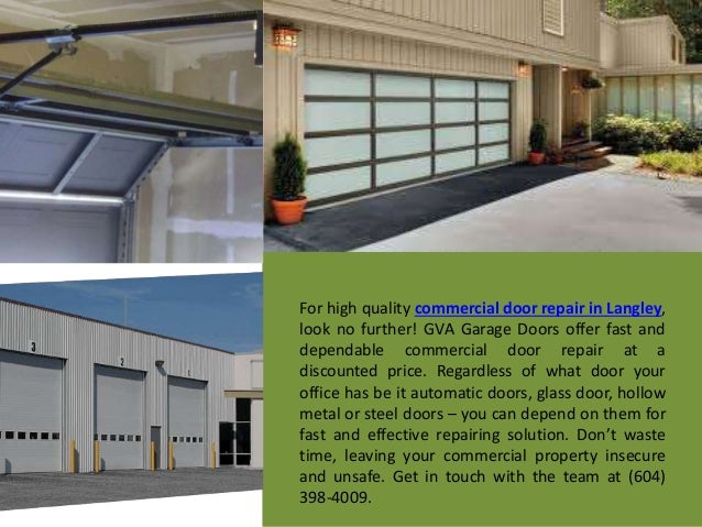 Commercial Door Repair Langley