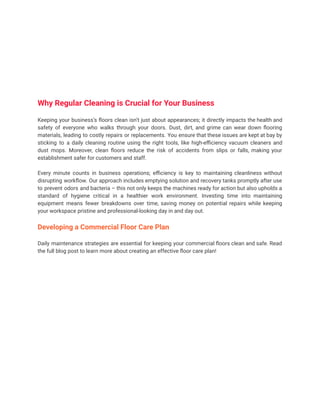 Commercial Floor Cleaning - WhitehallCarpetCleaners | PDF