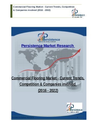 Commercial Flooring Market - Current Trends, Competition
& Companies involved (2016 - 2022)
Persistence Market Research
Commercial Flooring Market - Current Trends,
Competition & Companies involved
(2016 - 2022)
Persistence Market Research 1
 