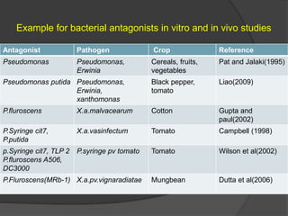 Commercial formulations of pseudomonas | PPTX