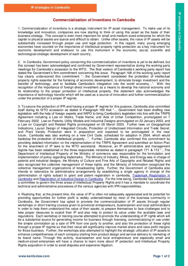 Commercialization of Inventions in Cambodia.pdf