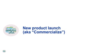 Girish Pathria’s
New product launch
(aka “Commercialize”)
 