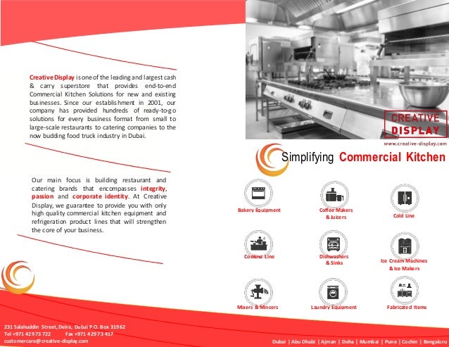 Commercial Kitchen Equipment By Creative Display