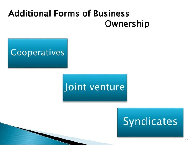 forms of ownership