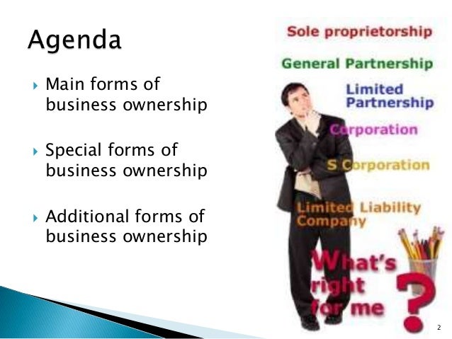 forms of ownership