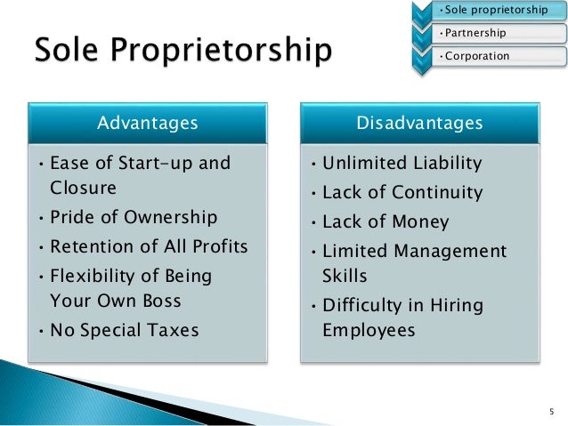 forms of ownership