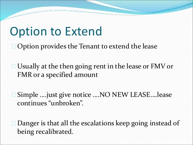 option to renew lease letter