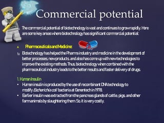 Commercial potential of biotechnology.pptx