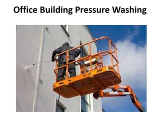 Office Building Pressure Washing
 