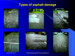 Types of asphalt damage 
