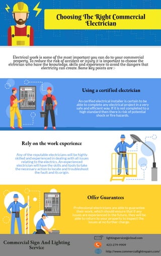 Choosing The Right Commercial Electrician | PDF