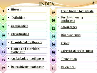 Commercial toothpaste | PPTX