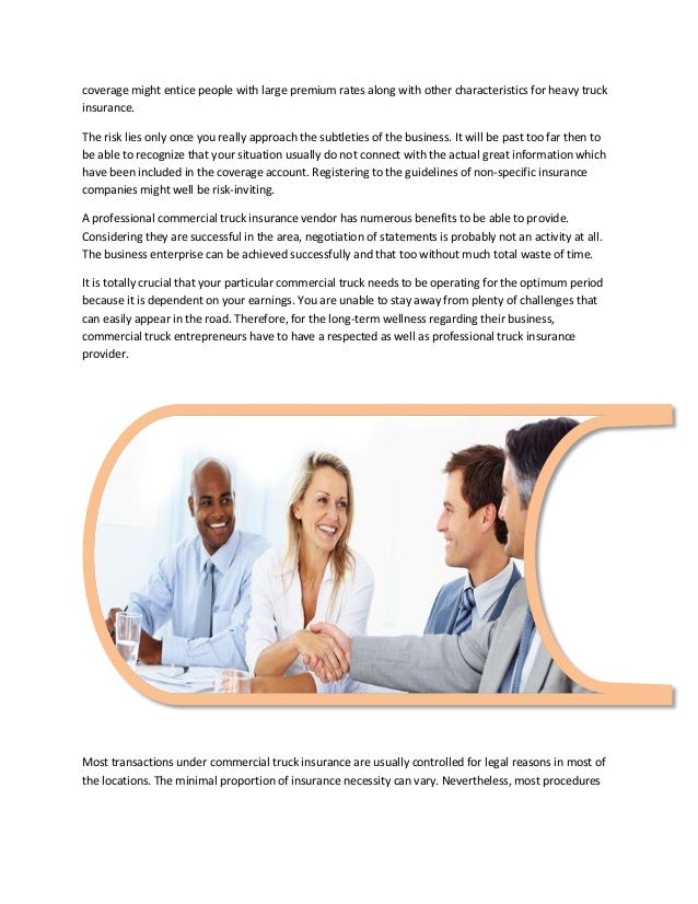 Commercial truck insurance quote