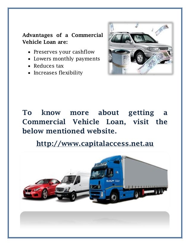Commercial vehicle loan