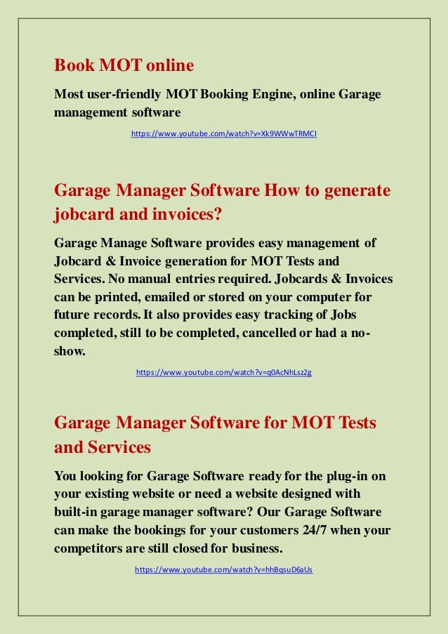 Commercial Vehicle Workshop And Car Garage Management Software