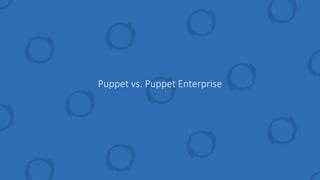 Puppet vs. Puppet Enterprise
 