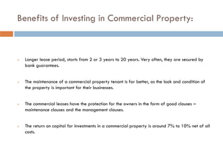 Commercial Vs Residential Properties In India Edited 100813 Ppt Commercial Vs Residential Properties In India Edited 100813 Ppt