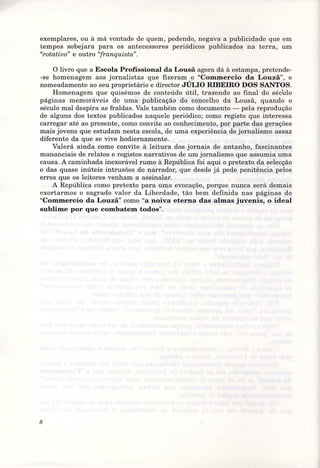 Commercio da Louzã - 500 dias até à República