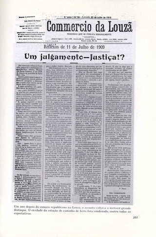 Commercio da Louzã - 500 dias até à República