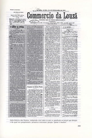 Commercio da Louzã - 500 dias até à República