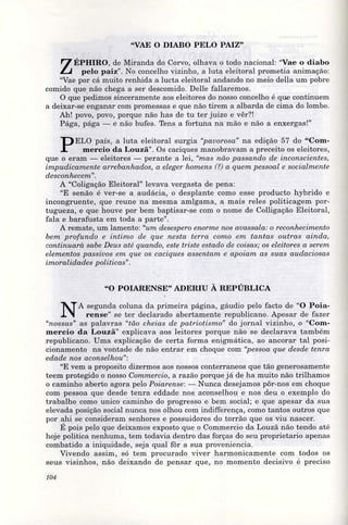 Commercio da Louzã - 500 dias até à República