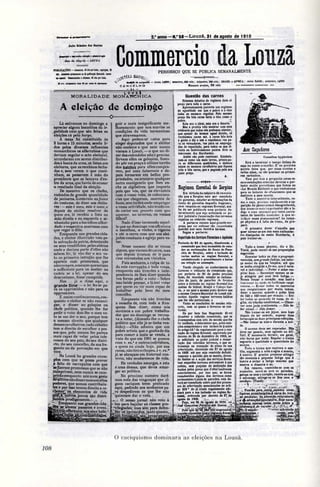 Commercio da Louzã - 500 dias até à República