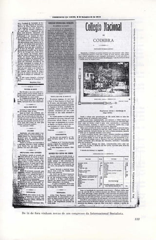 Commercio da Louzã - 500 dias até à República