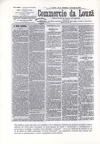 Commercio da Louzã - 500 dias até à República