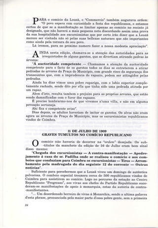 Commercio da Louzã - 500 dias até à República