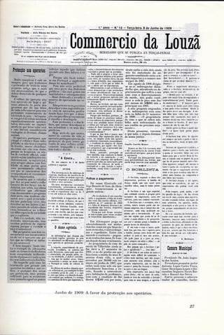 Commercio da Louzã - 500 dias até à República