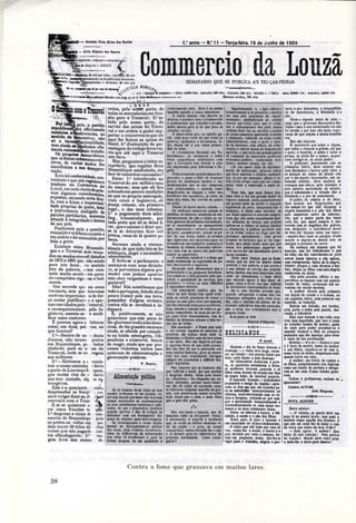 Commercio da Louzã - 500 dias até à República