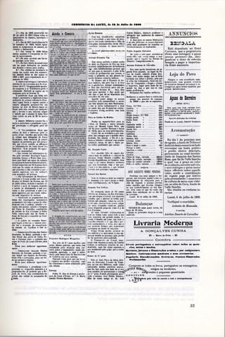 Commercio da Louzã - 500 dias até à República