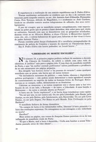 Commercio da Louzã - 500 dias até à República