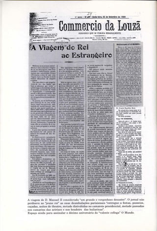 Commercio da Louzã - 500 dias até à República