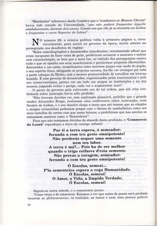 Commercio da Louzã - 500 dias até à República