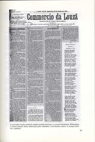 Commercio da Louzã - 500 dias até à República